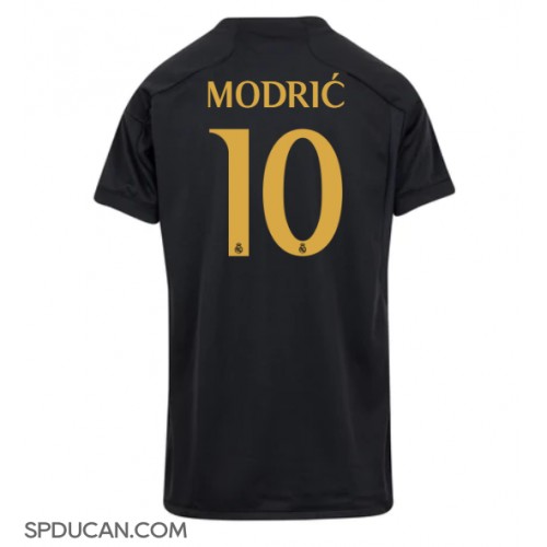 Zenski Nogometni Dres Real Madrid Luka Modric #10 Rezervni 2023-24 Kratak Rukav